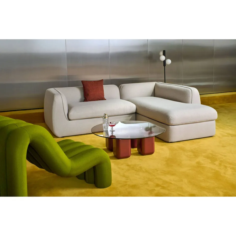 FÉST ronde salontafel Uma Maroon - rood, foto 3