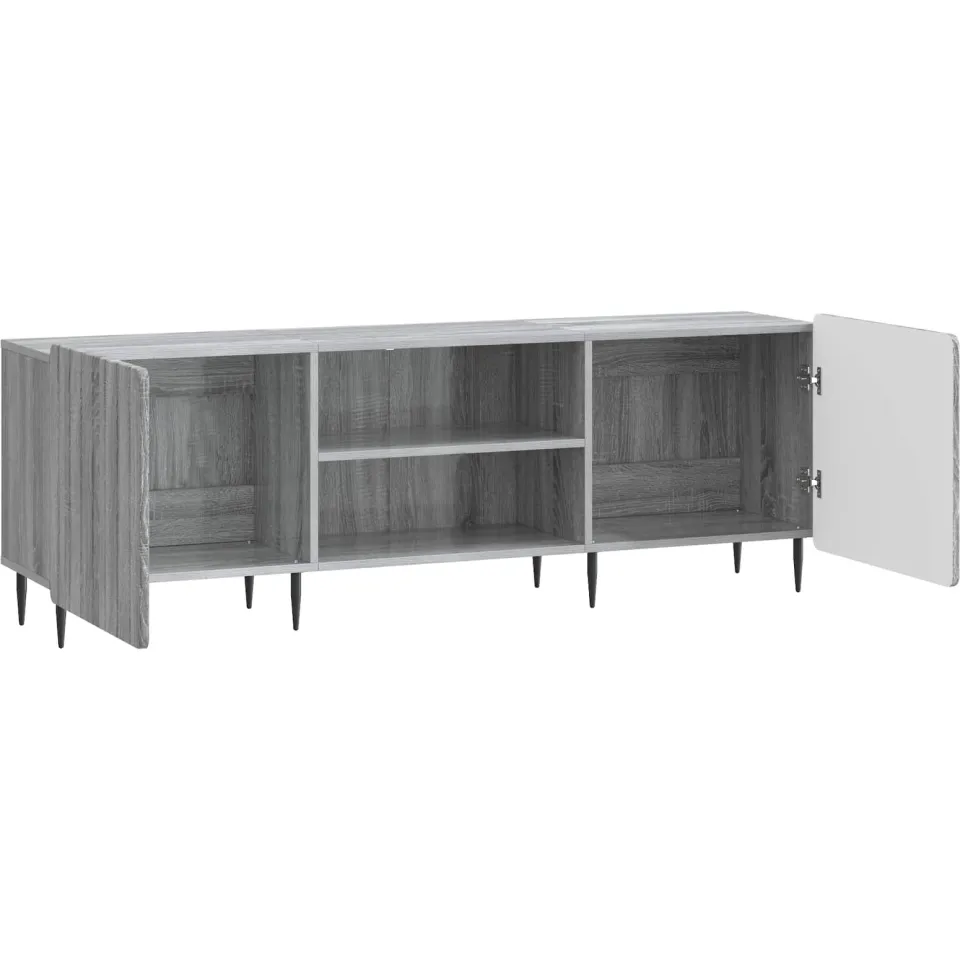 vidaXL TV-kast Grijs sonoma 150 x 31 x 52 cm Bewerkt hout, foto 4