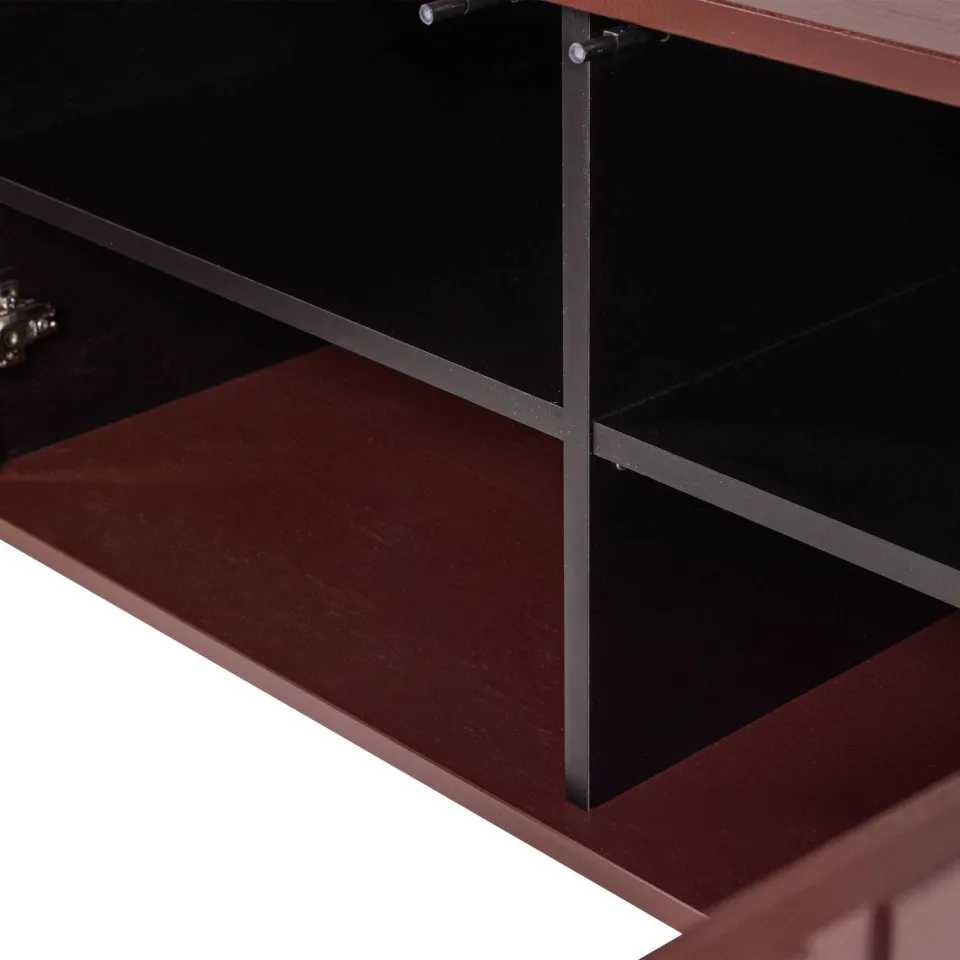 WOOOD New Gravure tv-meubel bordeauxrood, foto 4