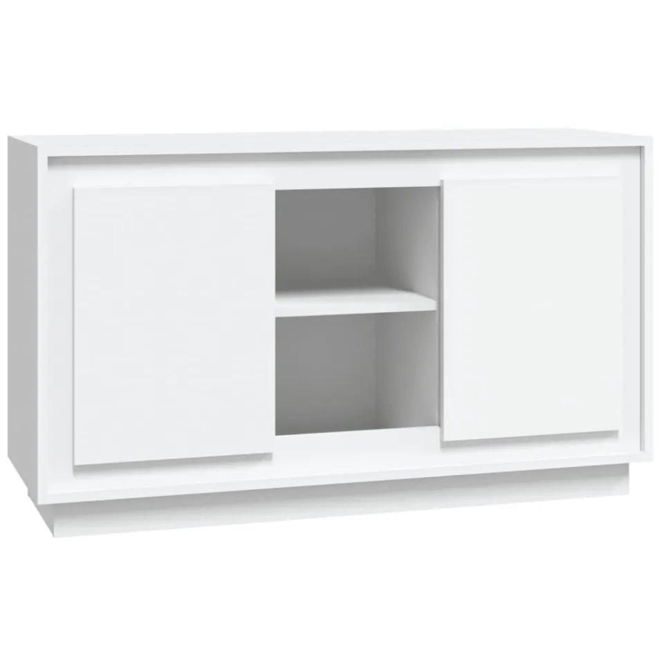 vidaXL Dressoir 102x35x60 cm bewerkt hout wit, foto 3