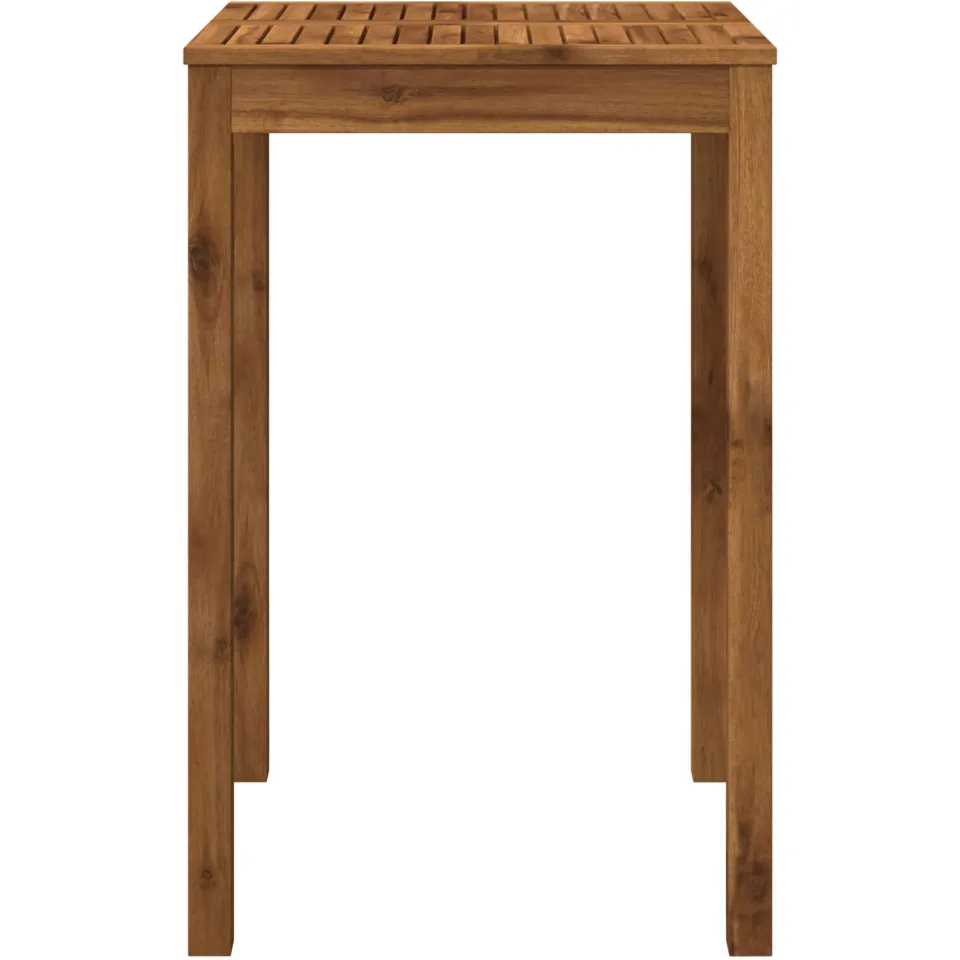 vidaXL Tuinbar Tafel LAREN Naturel 70 x 68,5 x 105 cm Bruin
