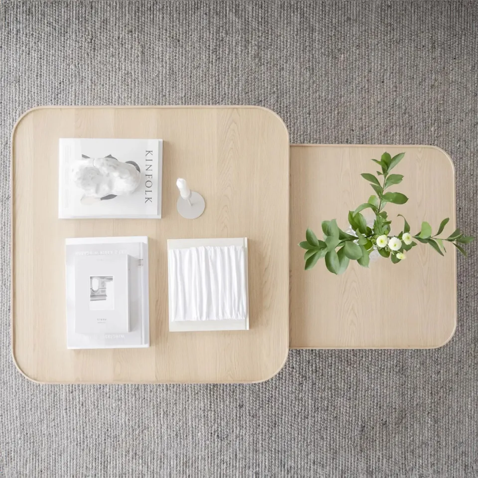 Rowico Home Sullivan houten bijzettafel whitewash - 60 x 60 cm, foto 3