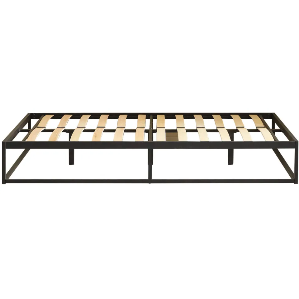 NOUS Living Dean metalen bed zwart