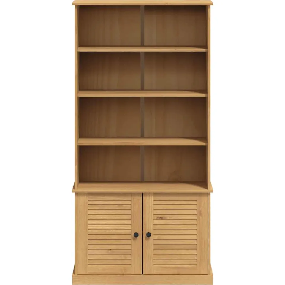 vidaXL Boekenkast VIGO 85x35x170 cm massief grenenhout bruin, foto 2