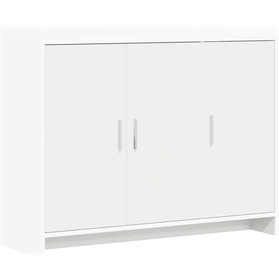 vidaXL Dressoir Wit 98,5 x 33 x 80 cm Bewerkt hout, foto 3