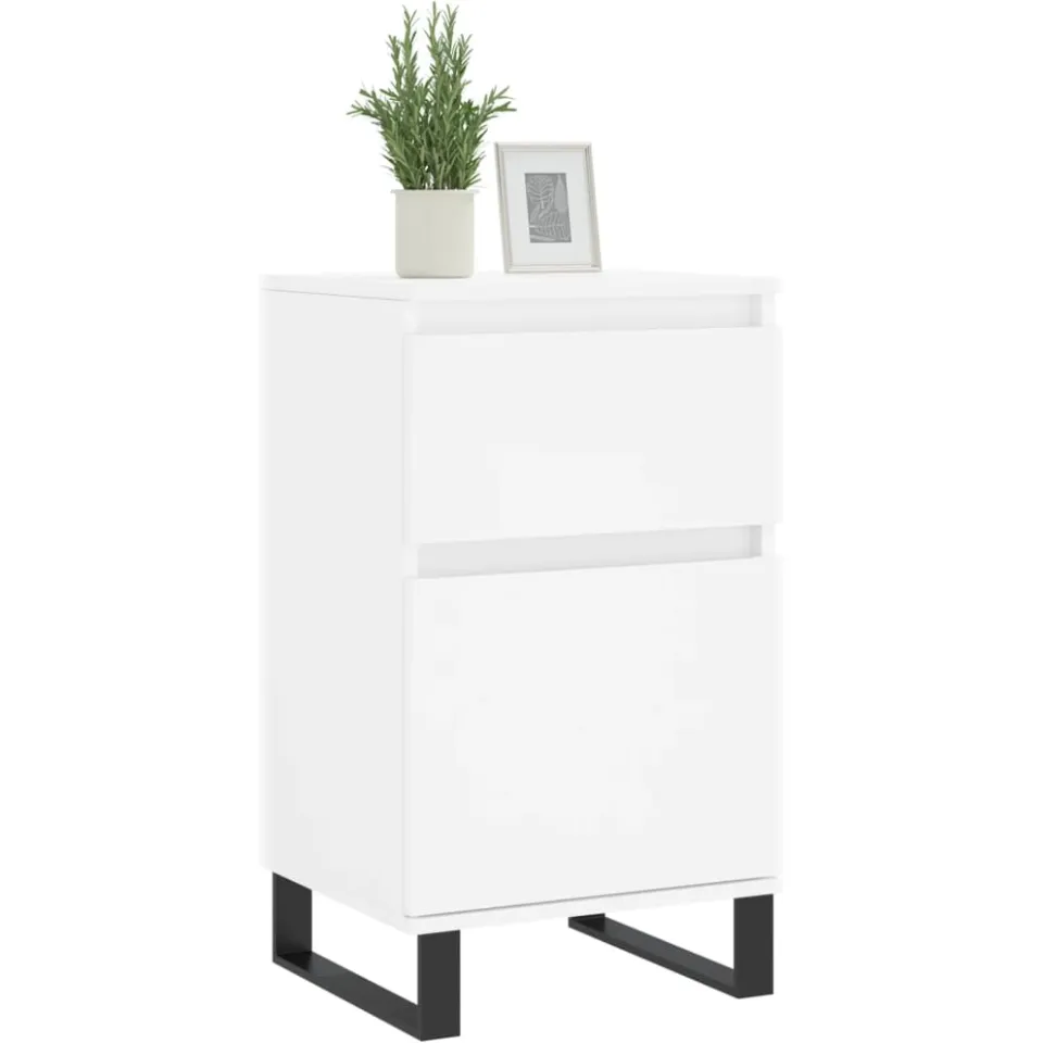 vidaXL Dressoir 40x35x70 cm bewerkt hout wit