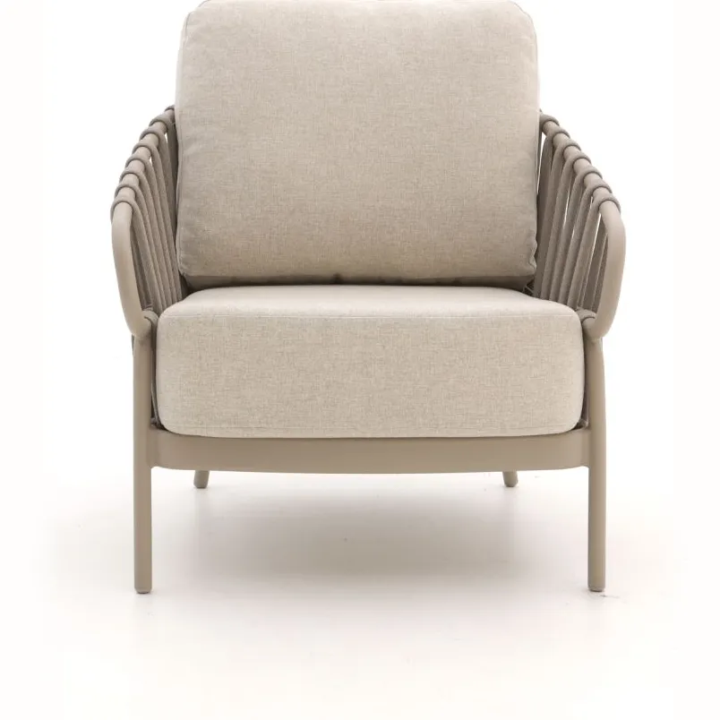 Tierra Outdoor Nuri lounge tuinstoel taupe, foto 4