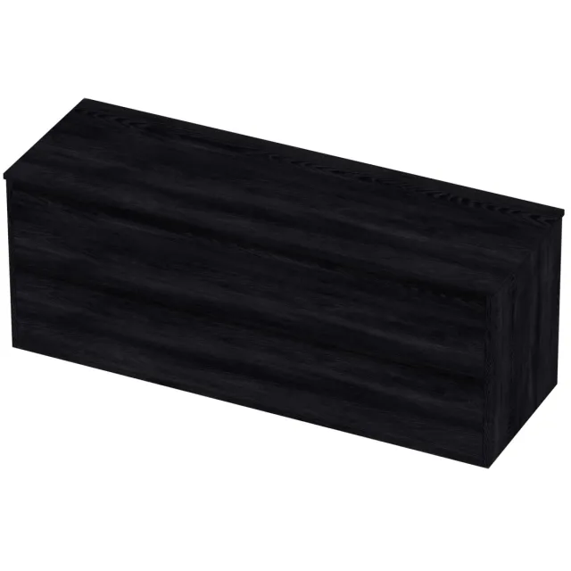 Proline Deck Badmeubelset Greeploos Symmetrisch Kader 140x46x54 cm Black Oak Eiken