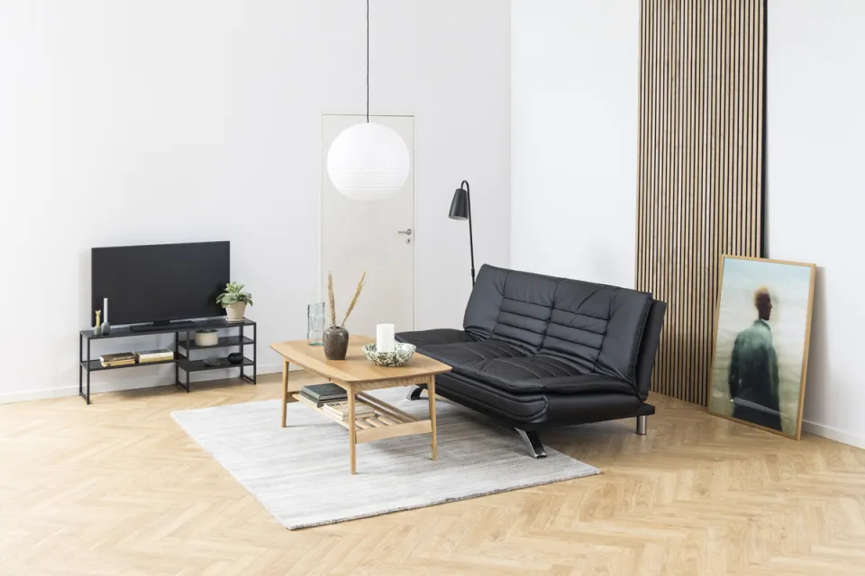 Lisomme Vic houten tv meubel zwart - 120 x 33 cm, foto 3