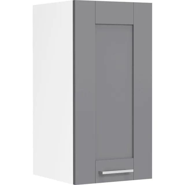 Vcm keukenkast breedte 30 cm houten deur wandkast keuken keukenmeubelen landhuis Colura Wit / Antraciet