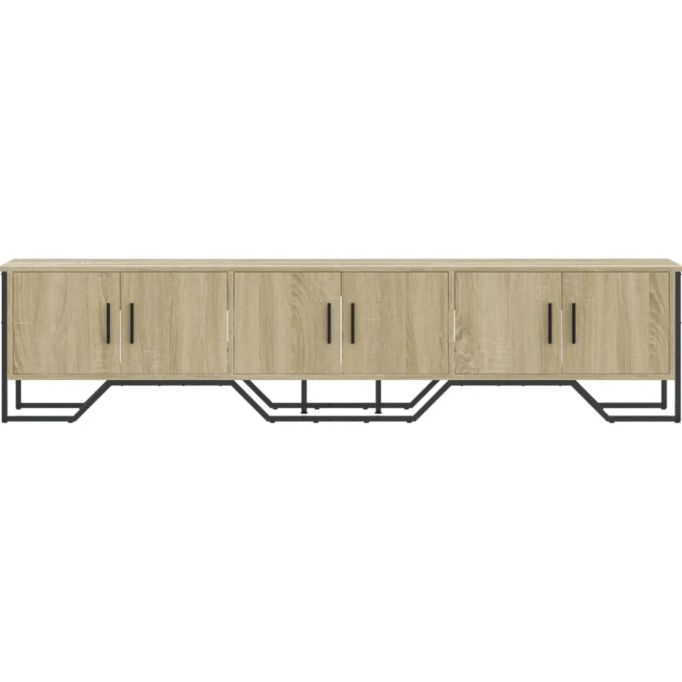 vidaXL Tv-meubel 180x34x41 cm bewerkt hout sonoma eikenkleurig, foto 4