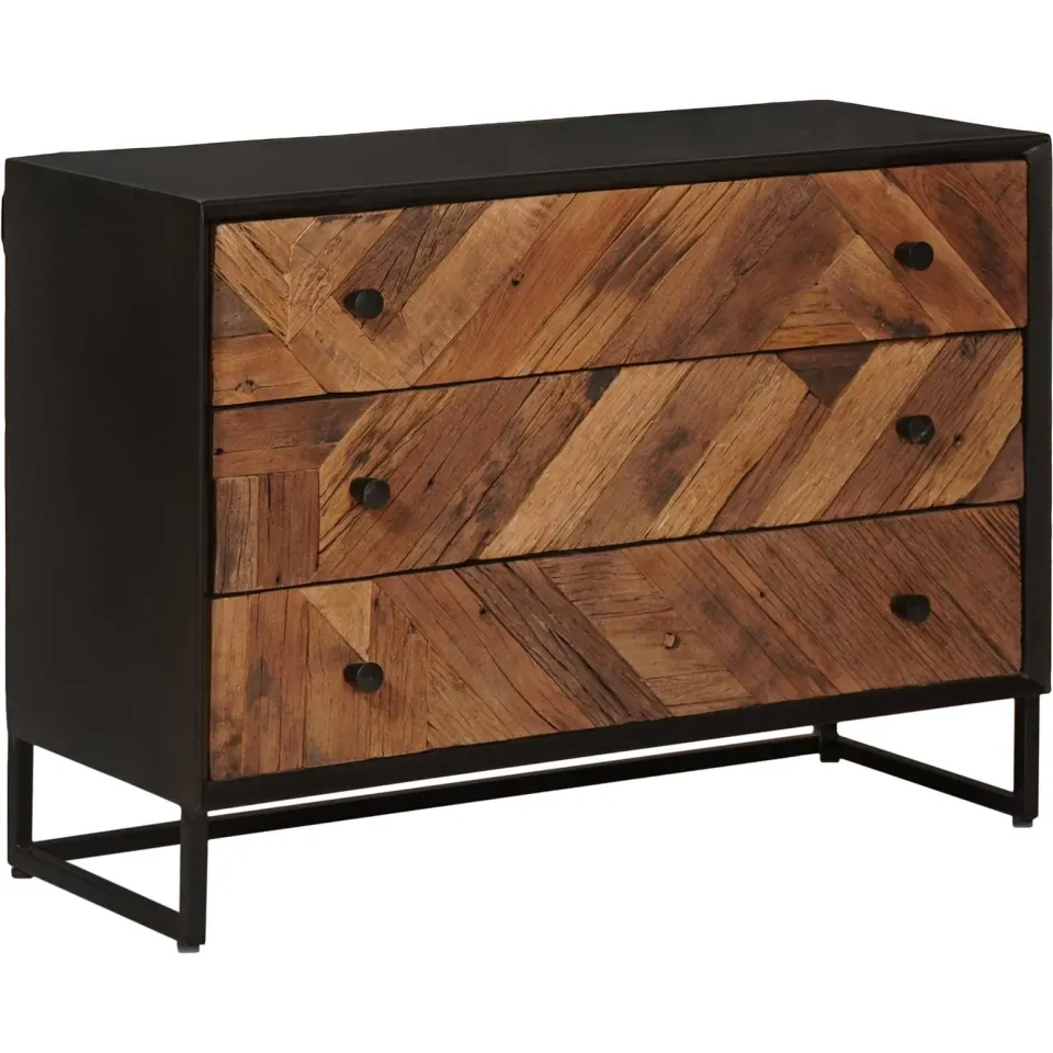vidaXL Ladenkast met lade 75 x 30 x 54 cm Bruin