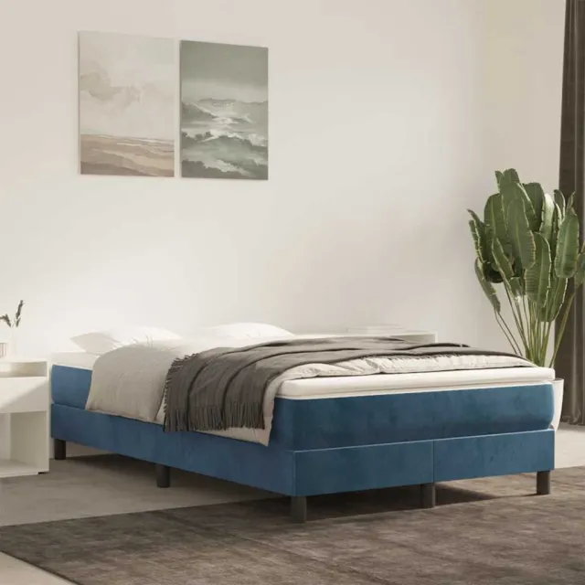 vidaXL Pocketveringmatras medium 120x200x20 cm fluweel donkergroen