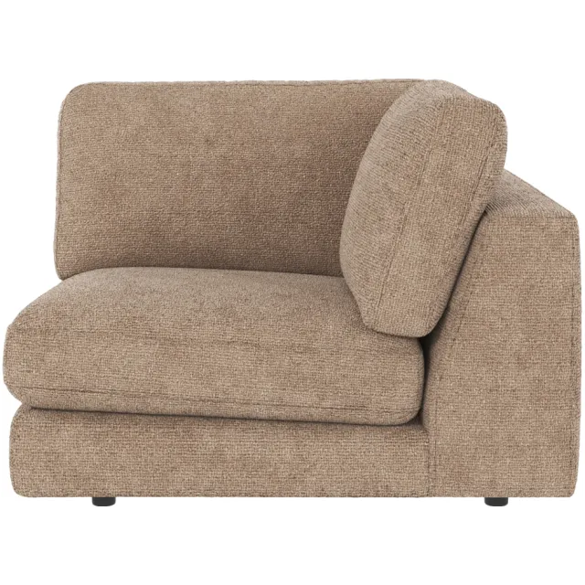 Rowico Home Duncan modulair hoekelement taupe - 103 x 103 cm, foto 2
