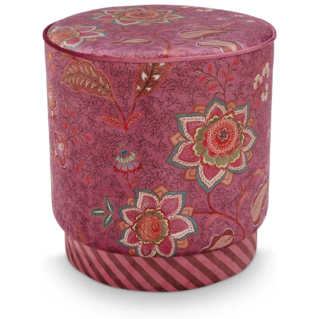 Pip Studio poef Mumbai Roze