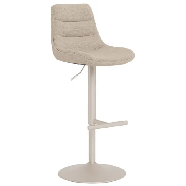 Giga Living Barstoel Hannah Basel Beige Grijs Set van 2 - Giga Living