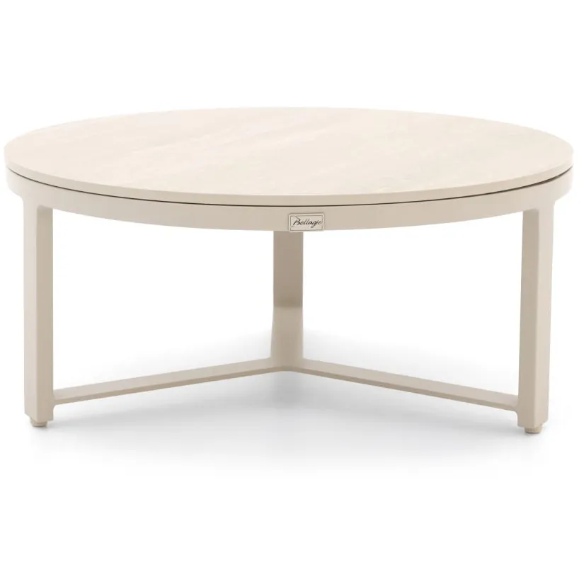Bellagio tuinmeubelen Bellagio Ficarolo lounge tuintafelset ø85cm(h:35cm)/ø65cm (h:30cm) taupe, foto 5