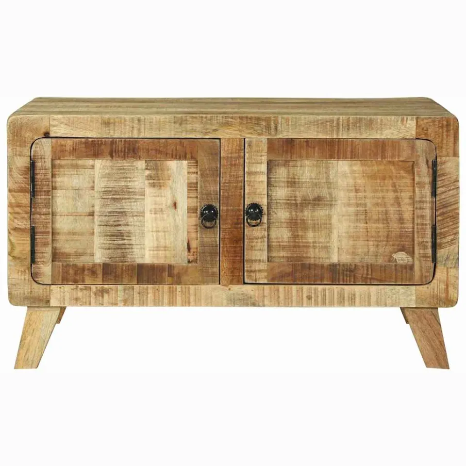 vidaXL Salontafel Bruin 80 x 54 x 45 cm Massief Mango Hout, foto 4