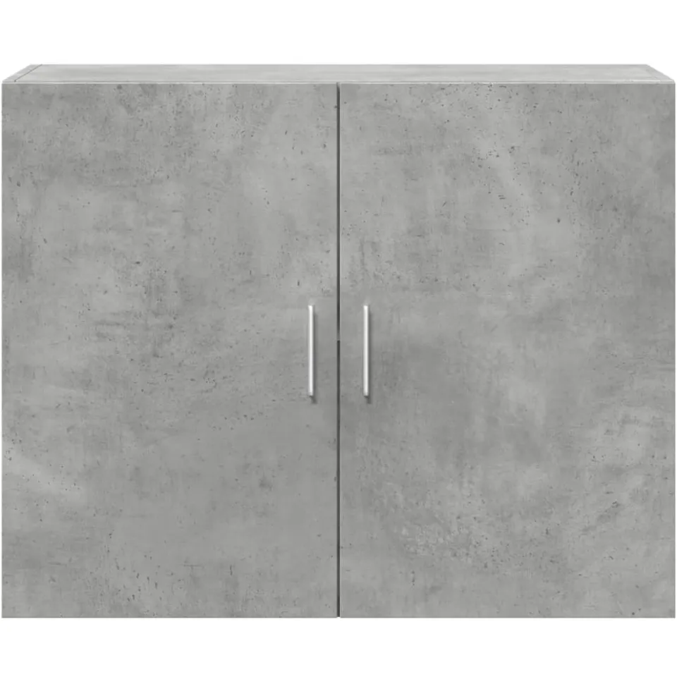 vidaXL Wandkast 80x42,5x64 cm bewerkt hout betongrijs grijs, foto 3
