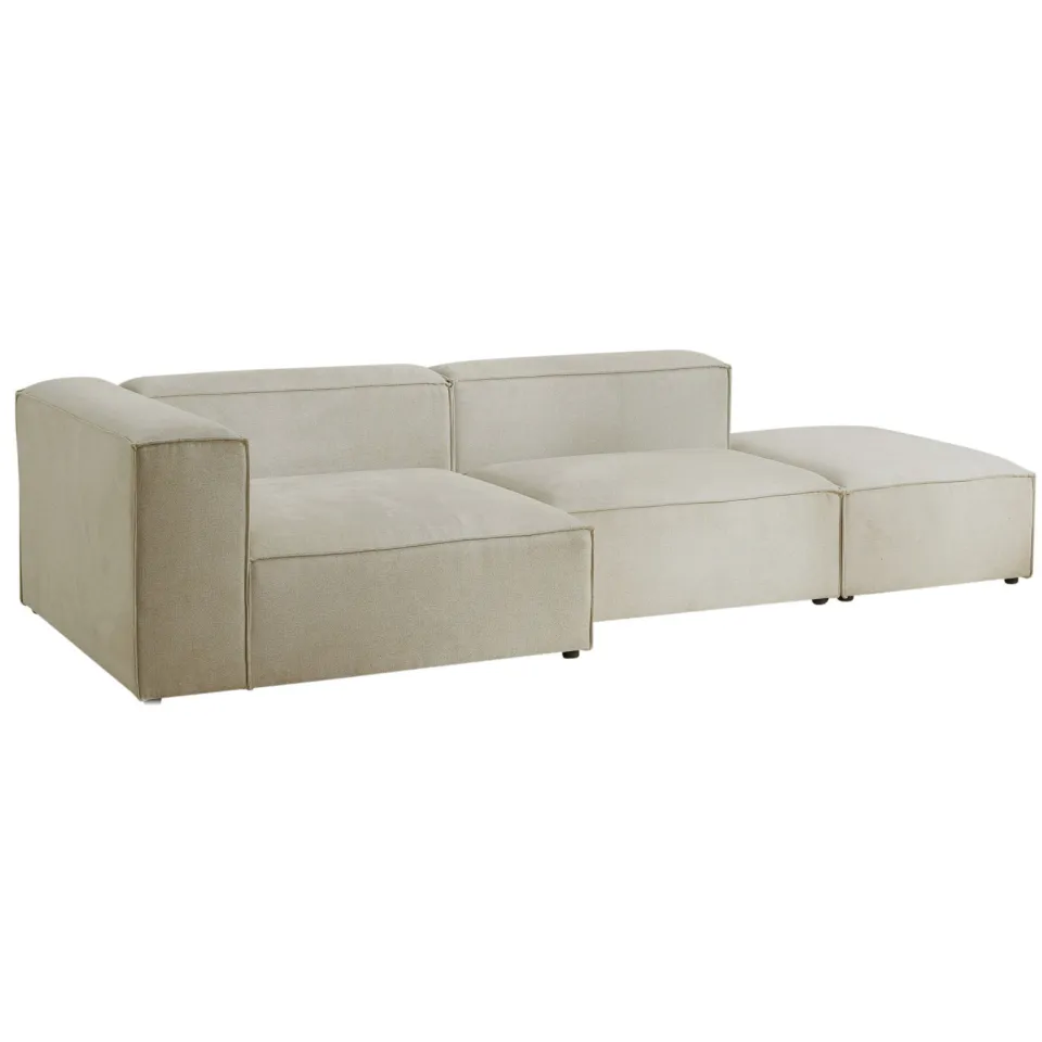 NOUS Living hoekbank Igor hoek links - beige, foto 7