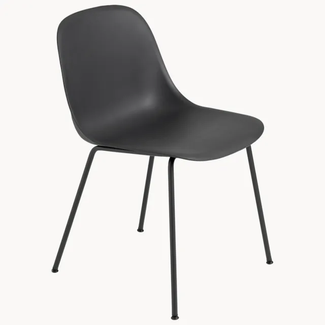 Muuto Eetkamerstoel Fiber Antraciet