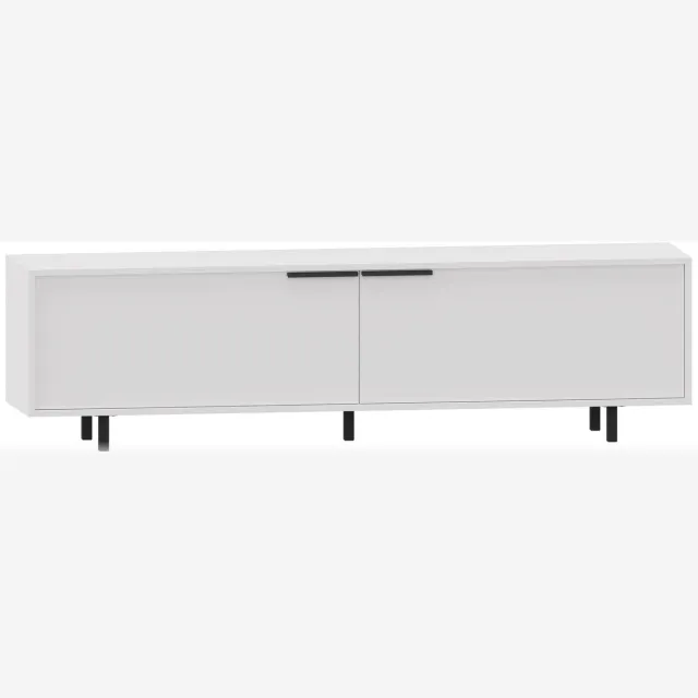 Notio Living Alberto-Tv-meubel - 2-Kleps - Wit