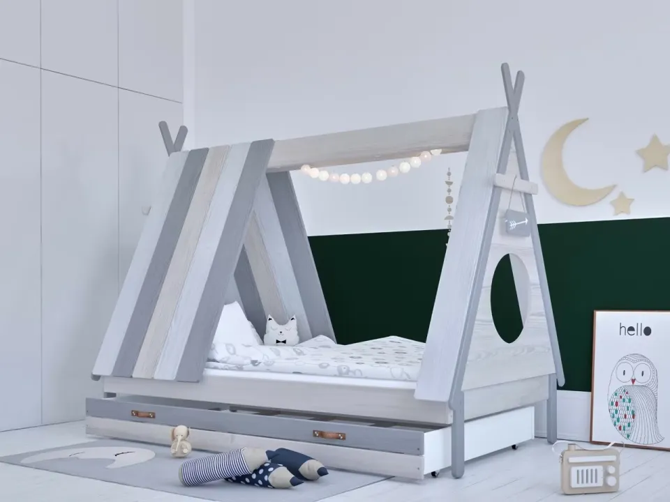 Artistiq Living Tent kinderbed wit, foto 3