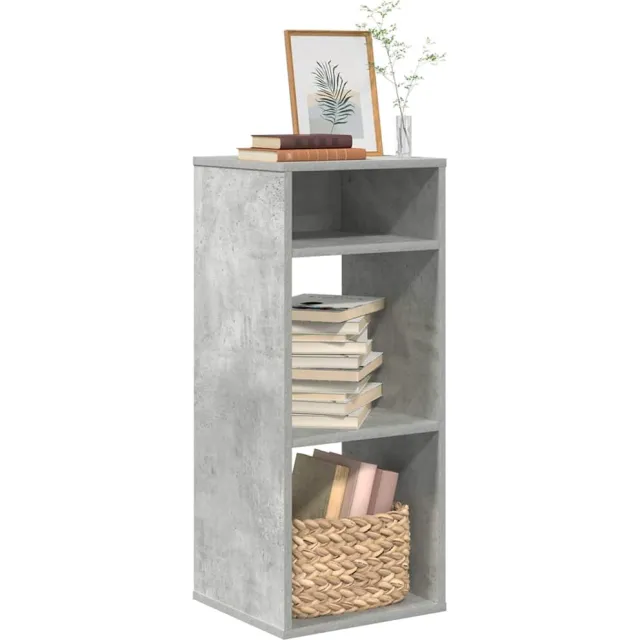 vidaXL Boekenkast 34x31x80 cm bewerkt hout betongrijs