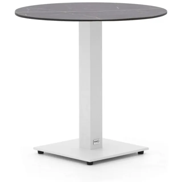 Forza Furniture Forza Orta tuintafel ø80cm (h:73cm) wit