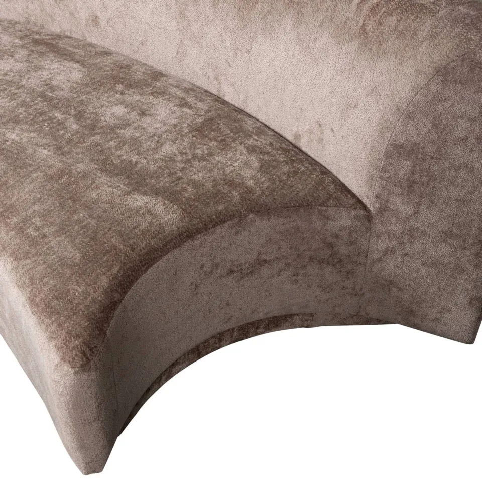 WOOOD Popular 2-zits bankje taupe, foto 3