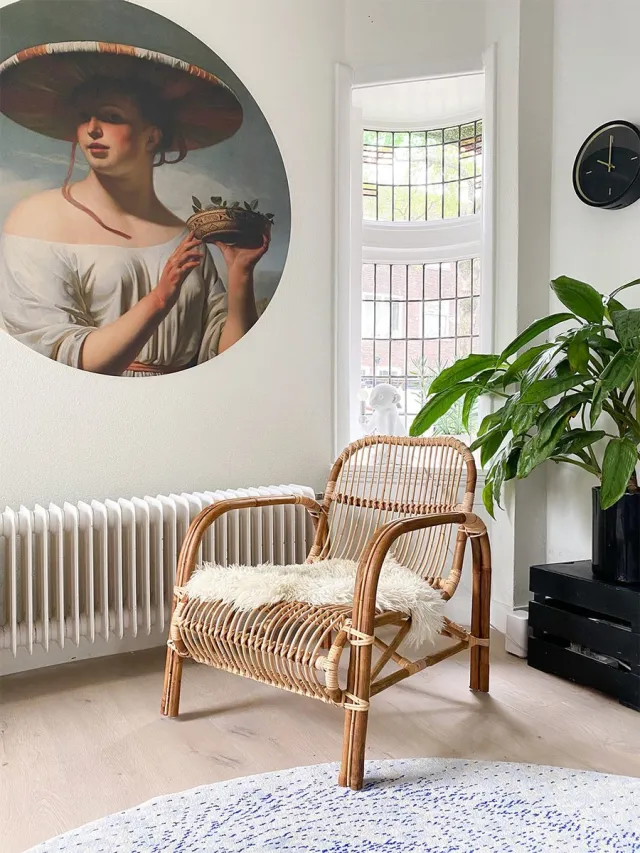 Sweet Living Rotan Loungestoel Boaz - 62x80xH72 cm Naturel