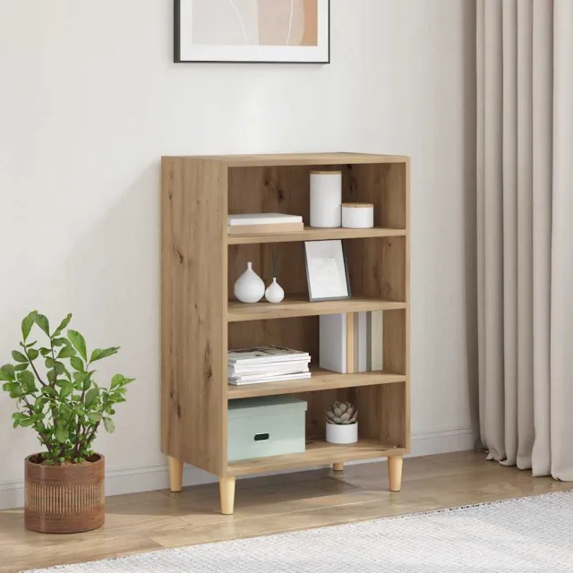 vidaXL Dressoir Oudhout 57 x 35 x 89.5 cm Bewerkt hout Bruin