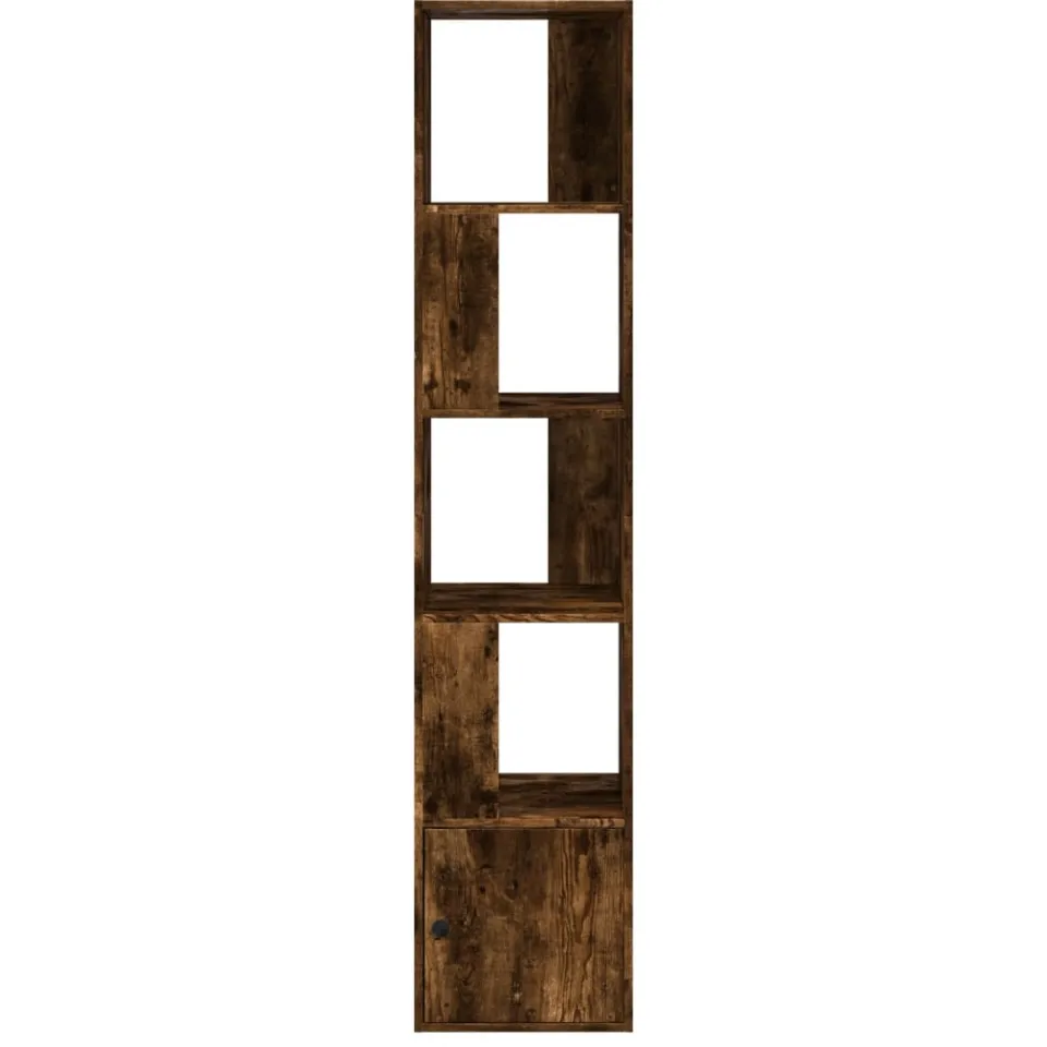 vidaXL Boekenkast 40x36x189 cm bewerkt hout gerookt eikenkleurig, foto 2