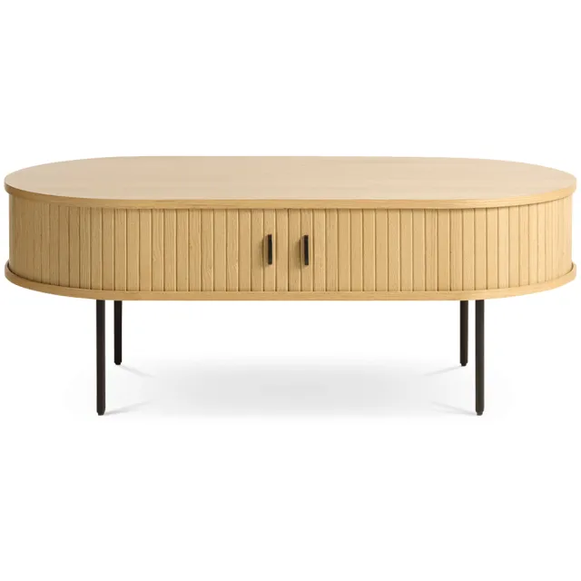 Olivine Lenn houten salontafel naturel - 120 x 60 cm Bruin