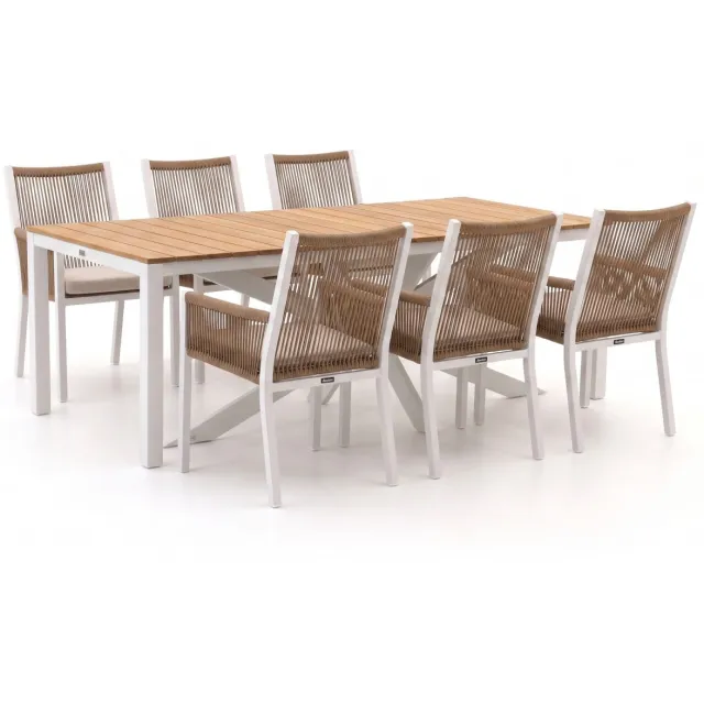 Manifesto Furniture Manifesto Rivola/Furato 220cm dining tuinset 7-delig