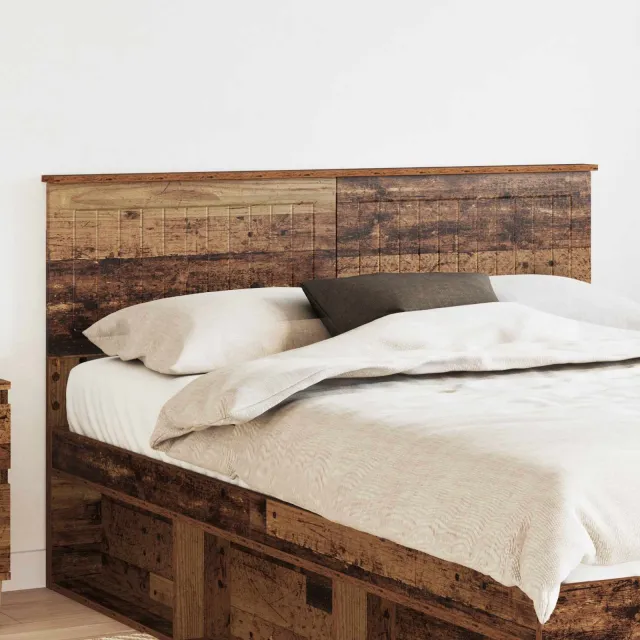 vidaXL Hoofdbord Oud Hout Bewerkt hout Bruin