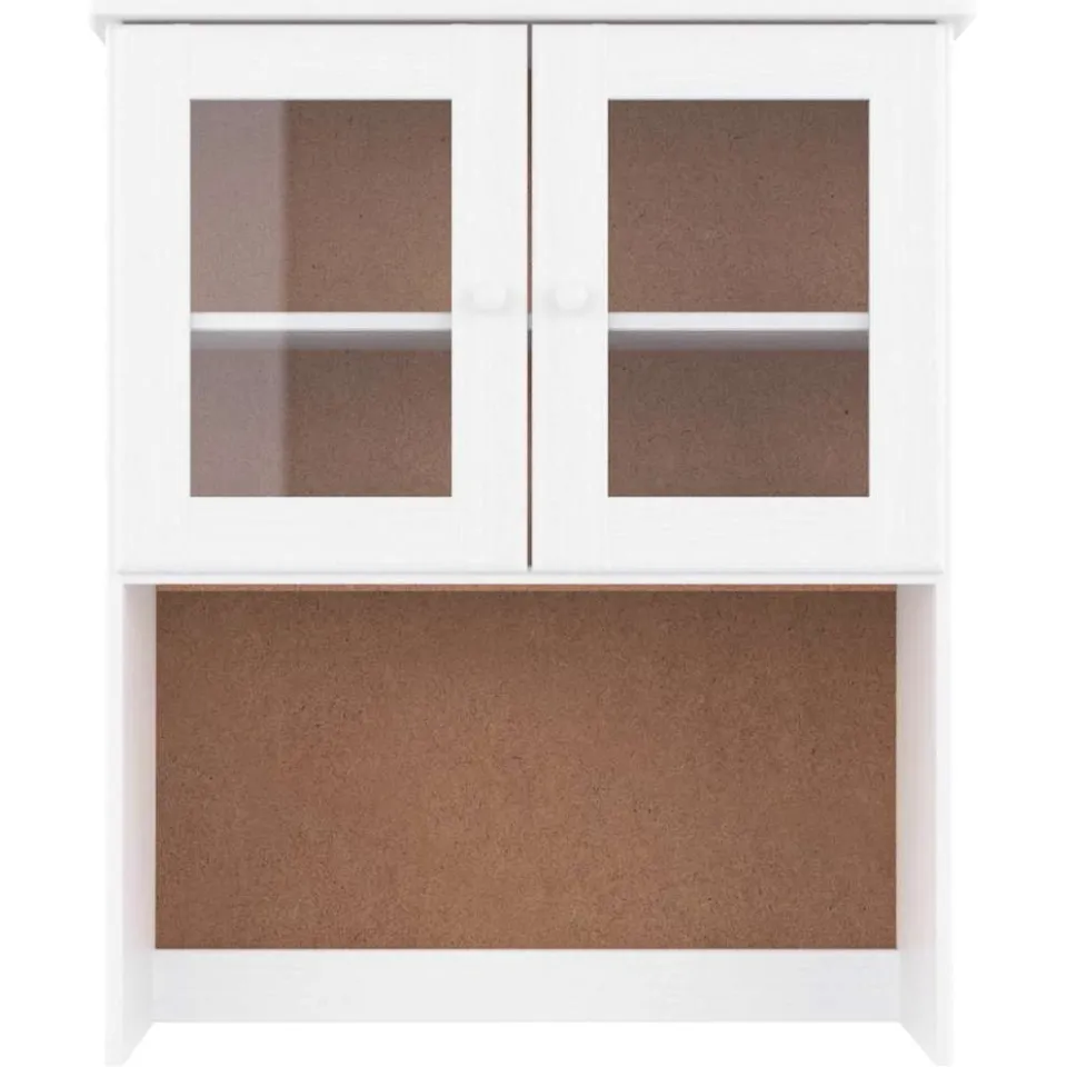 vidaXL Opzetkast ALTA 77x30x92 cm massief grenenhout wit, foto 4