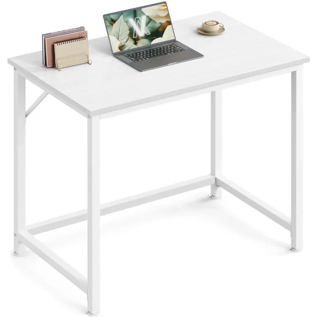 Stervia Bureau - Computertafel - Klein Bureau - Kantoortafel - Make Up Tafel - Draagvermogen 50 KG - Wit - 50 x 80 x 76 cm