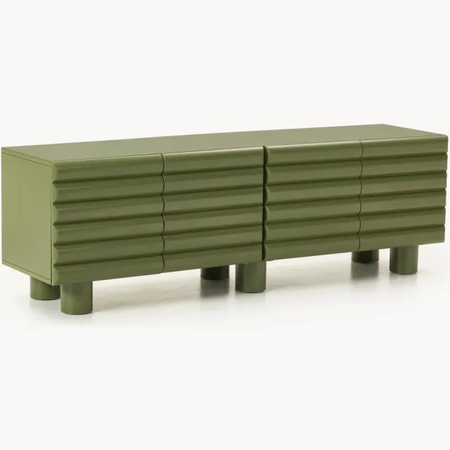 Westwing Collection Tv-meubel Fana Groen