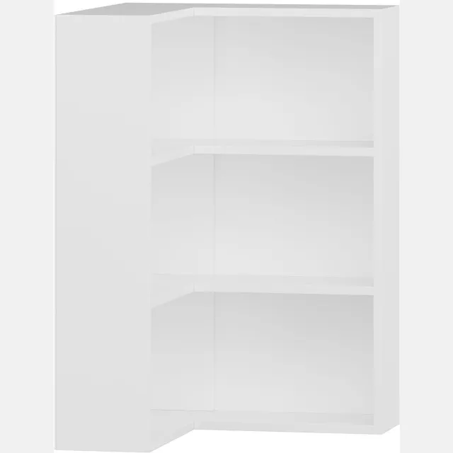 Minar Brandloop ADEL – Hoekboekenkast – 2 Planken – Open Kast – Wit