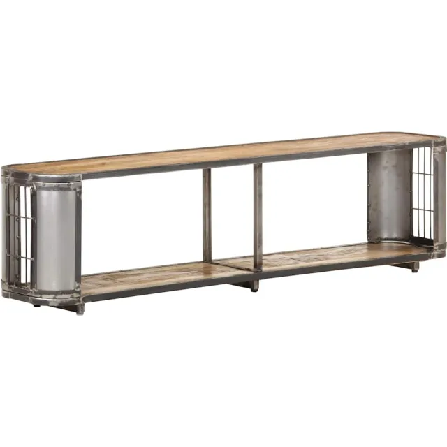 vidaXL Tv-meubel 150x30x40 cm massief mangohout Bruin