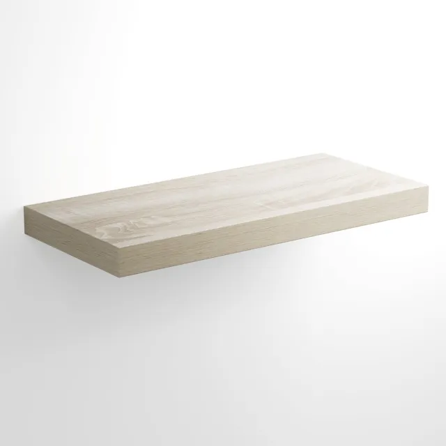 Casaria Wandplank Zwevend - 50 cm 15kg Belastbaar - Eiken