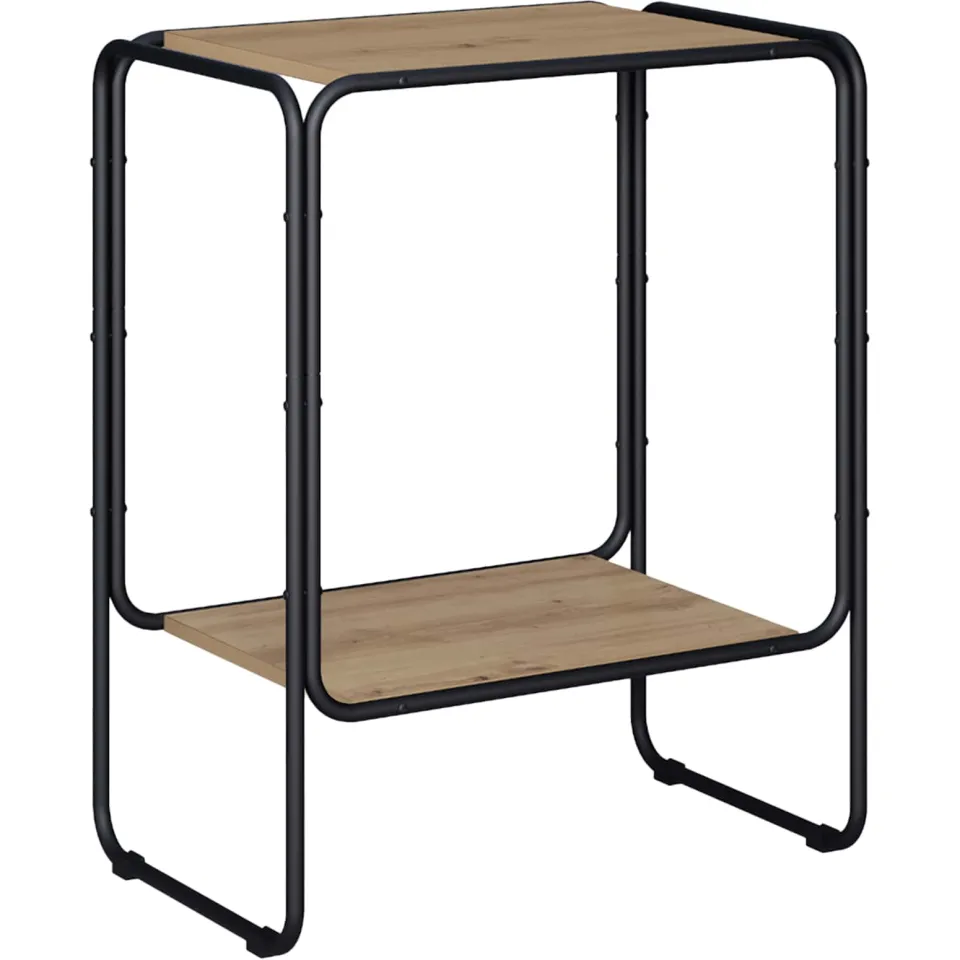 vidaXL Dressoir Artisanaal eiken 60 x 38 x 75 cm Bewerkt hout, foto 3