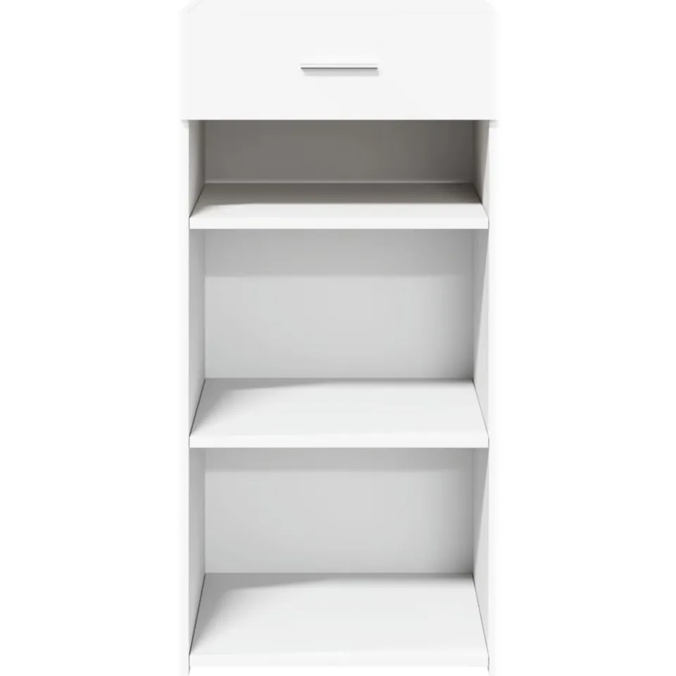 vidaXL Dressoir 45x42,5x93 cm bewerkt hout wit