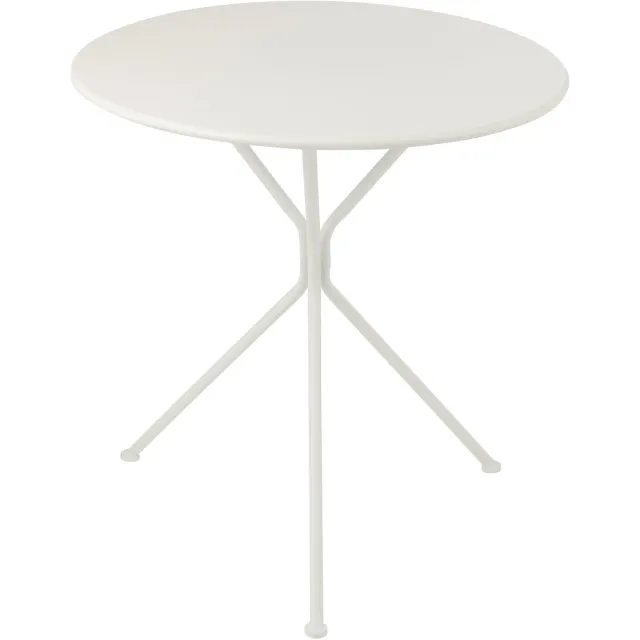 J-Line tafel Tripod Rond - metaal - wit - large