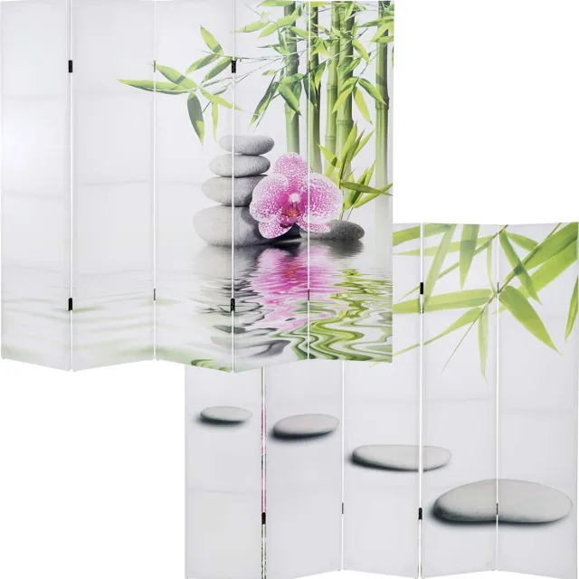Cosmo Casa Fotoscherm - Kamerscherm - Scheidingswand - 180x200cm Wit