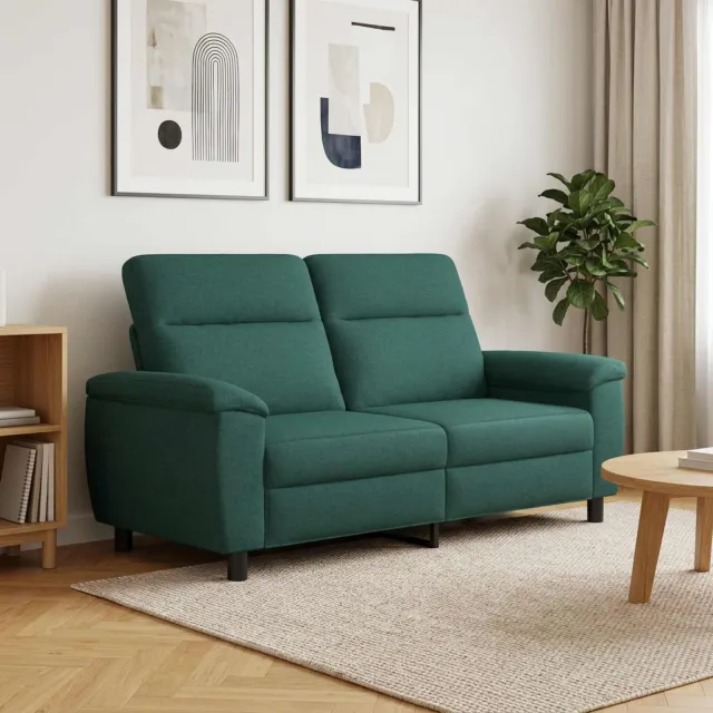 vidaXL Bank Donkergroen 178 x 90 x 95 cm Stof