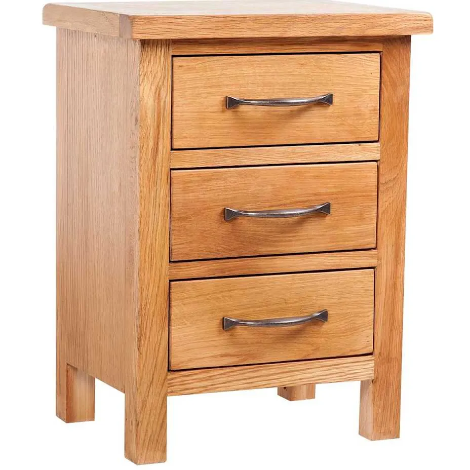 vidaXL Nachtkastjes 2 st 40x30x54 cm massief eikenhout, foto 2