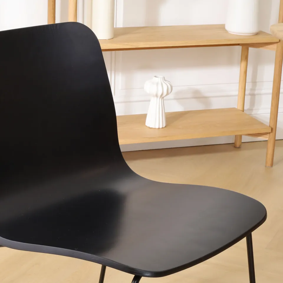 Fameg Charlotte houten eetkamerstoel zwart, foto 5