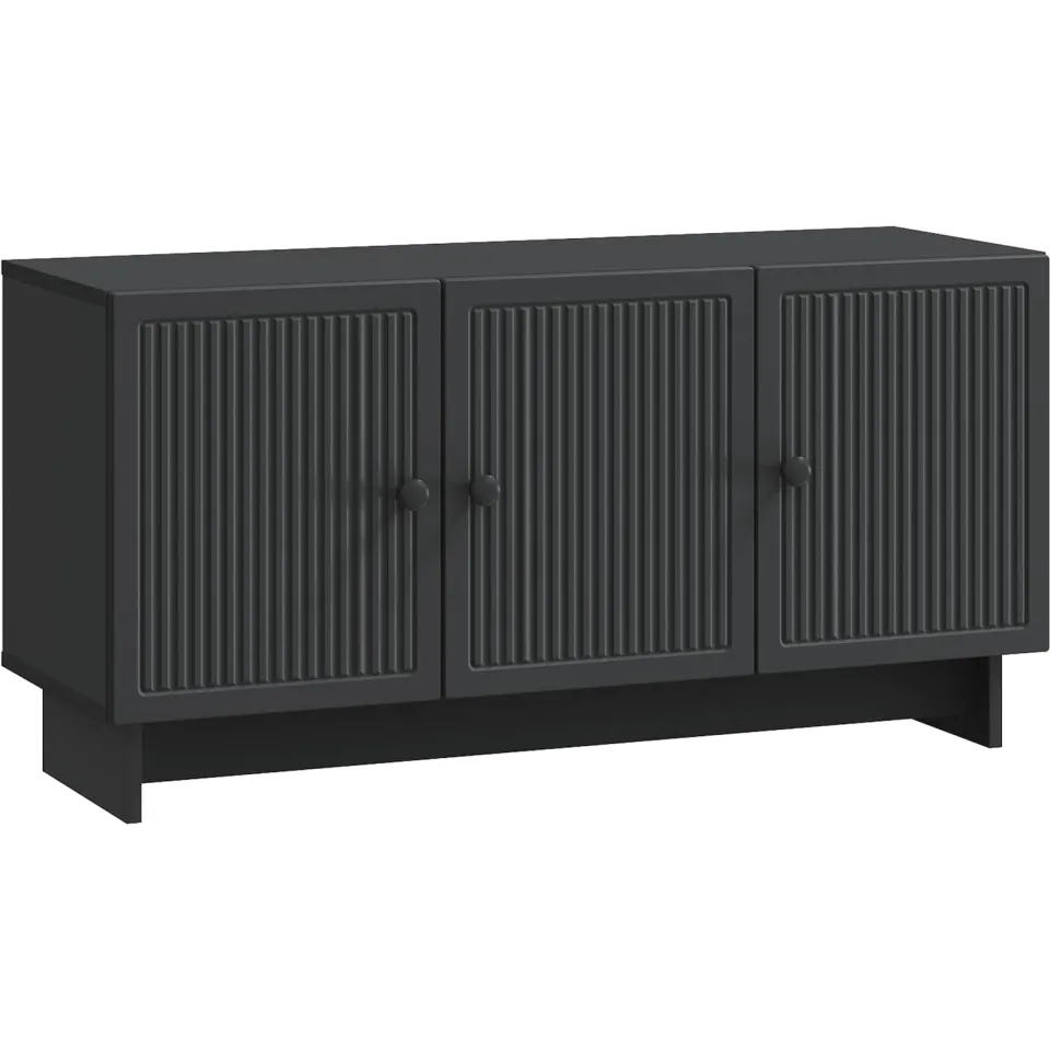 vidaXL TV-kast 99 x 34,5 x 50 cm Zwart Bewerkt hout